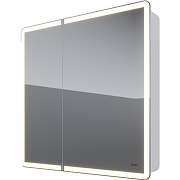 Зеркальный шкаф Dreja Point 80 99.9034 с подсветкой Белый с инфракрасным выключателем-1