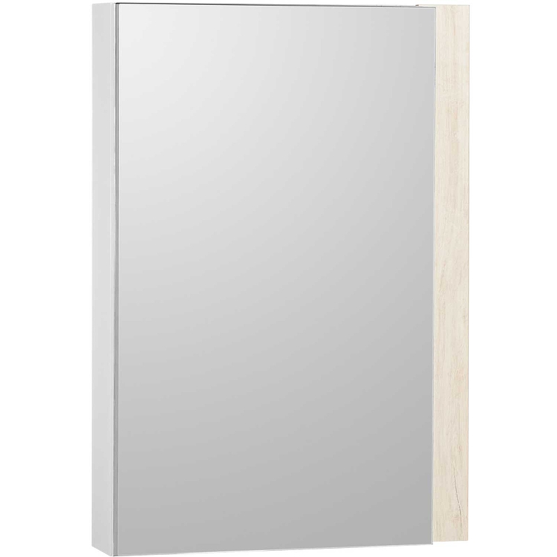 Зеркальный шкаф Aquaton Кантри 55 1A257702AHB20 Белый глянцевый Дуб верона зеркальный шкаф 80х81 см белый глянец акватон беверли 1a237102bv010