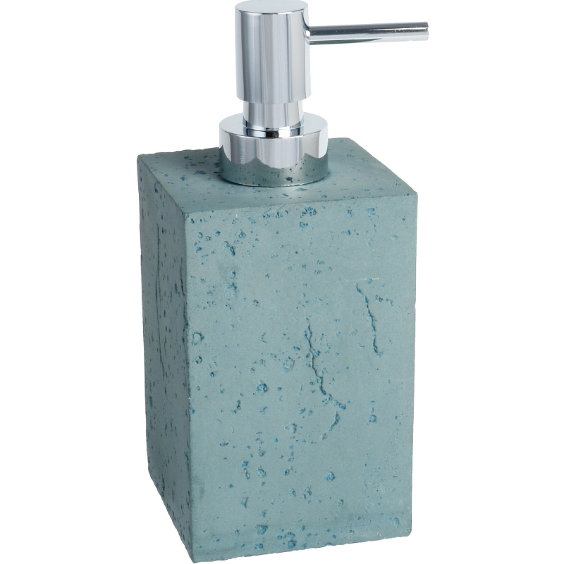 Дозатор жидкого мыла Fixsen Gusto FX-300-1 Хром Бирюзовый пластиковая форма для мыла ромашка 6х5 8 см