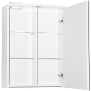 Зеркальный шкаф Style Line Жасмин 2 50 С Люкс ЛС-000010038 с подсветкой Белый глянец-1
