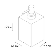 Дозатор для жидкого мыла Fixsen Punto FX-200-1 Серый, черный-1