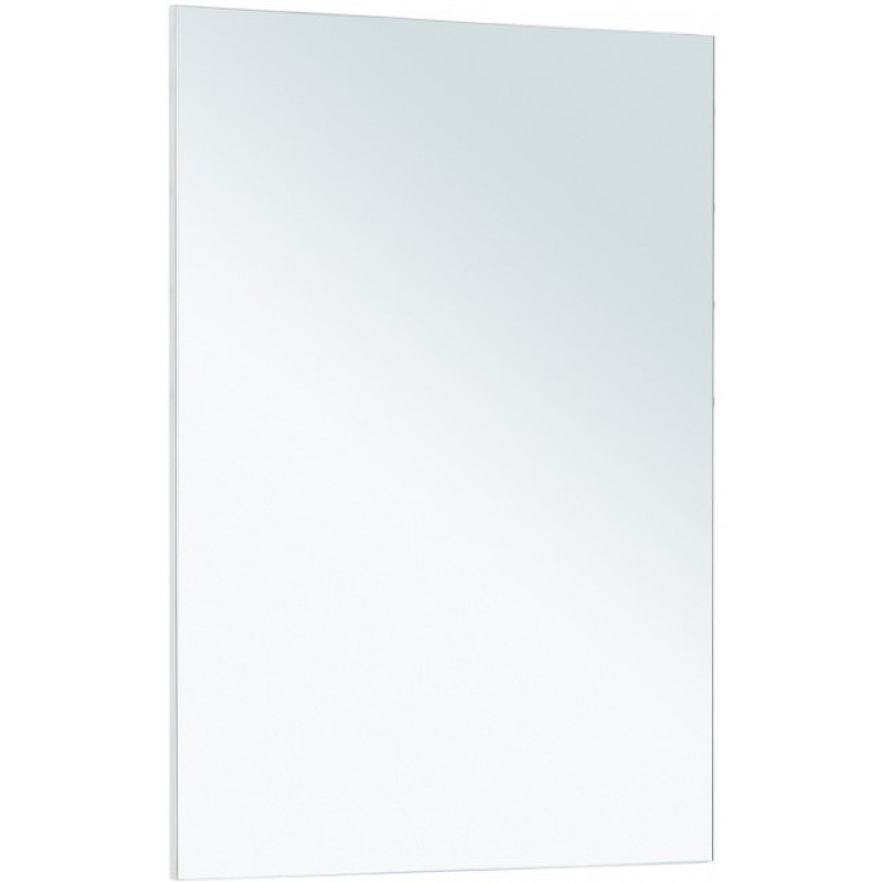 цена Зеркало Aquanet Lino 60 253905 Белое матовое