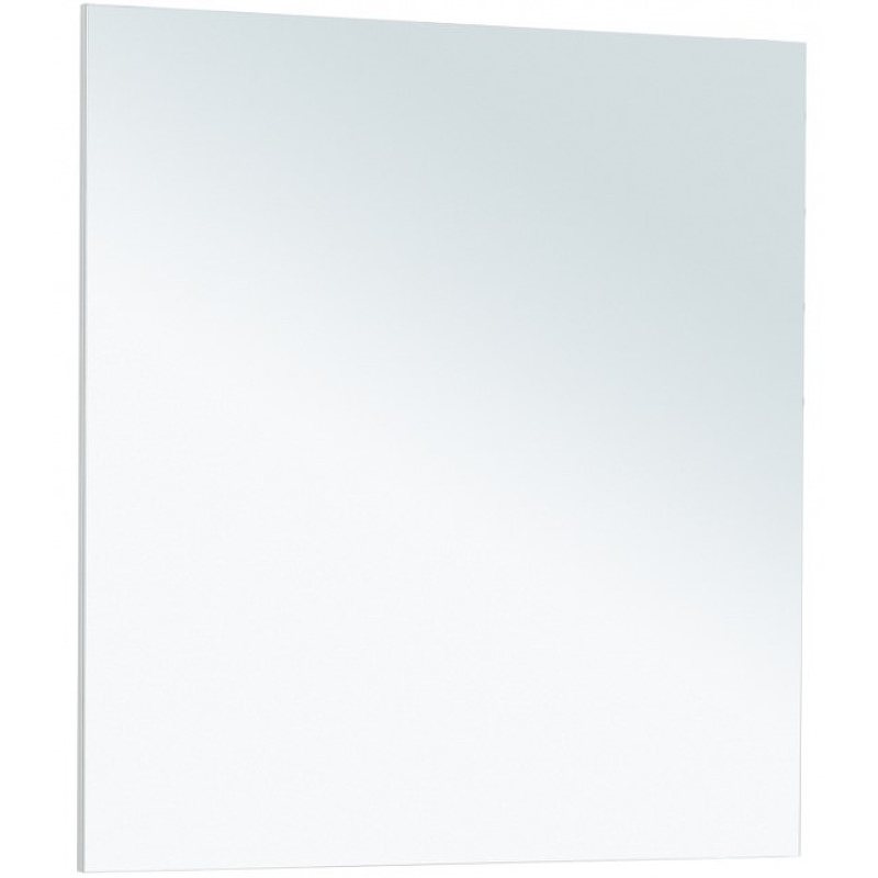 цена Зеркало Aquanet Lino 80 253907 Белое матовое