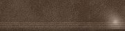 Ступень Idalgo (Идальго) Кодру Шоколад Полированная c насечками PR 30х120 см