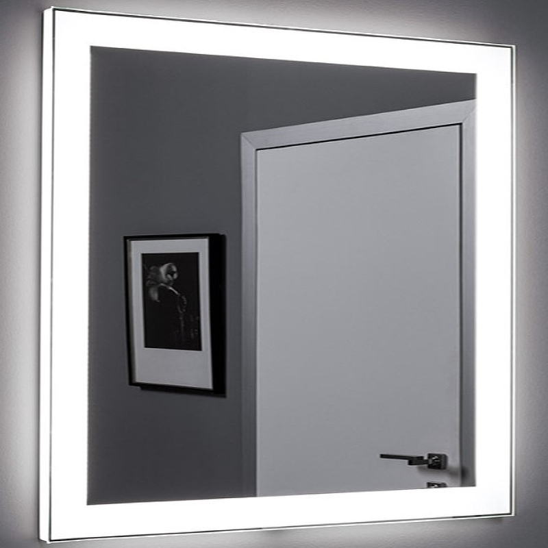 Зеркало Aquanet Алассио 90 249346 с подсветкой с сенсорным выключателем зеркало aqua de marco maroni 70 mar70 90 с подсветкой с сенсорным выключателем