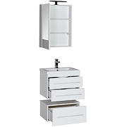 Комплект мебели для ванной Aquanet Нота 58 165376 Белый-1