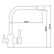 Смеситель для кухни Kaiser Merkur 26044-16 Песочный-6