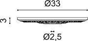 Розетка потолочная Orac Decor R14 330x30x330 мм-1