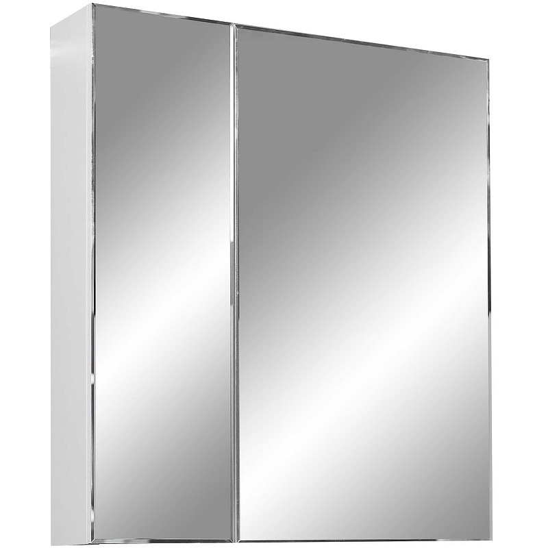 Зеркальный шкаф Stella Polar Концепт Парма 60 SP-00000051 Белый шкаф распашной четырехдверный зеркальный парма коричневый темный лдсп