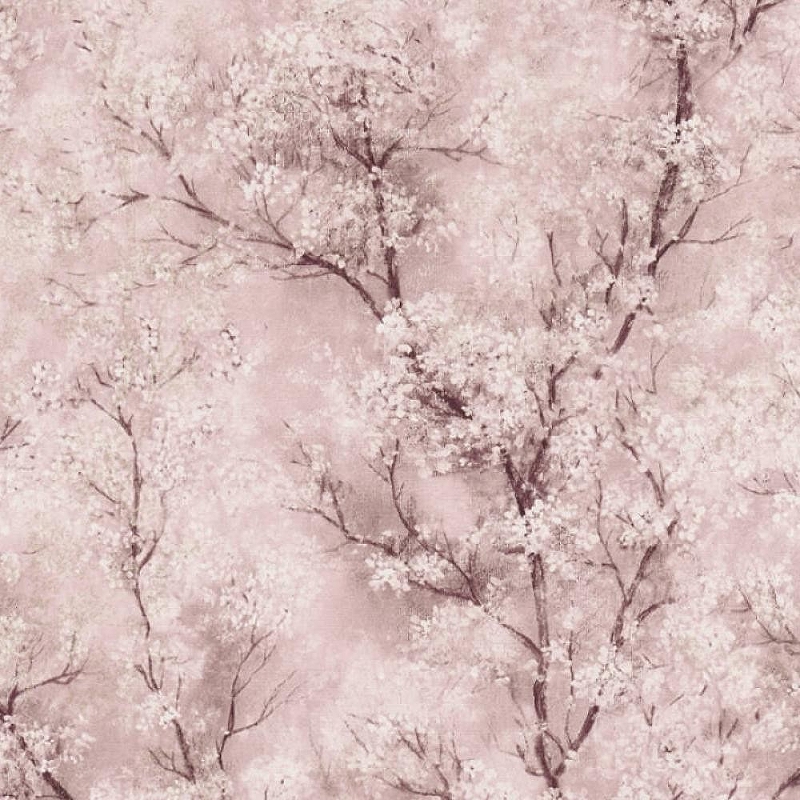 Обои AS Creation Sakura 37542-4 Винил на флизелине (1,06*10,05) Розовый, Цветы/Деревья