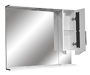 Зеркало со шкафом Stella Polar Сильва 100/С SP-00000207 с подсветкой Белое-4