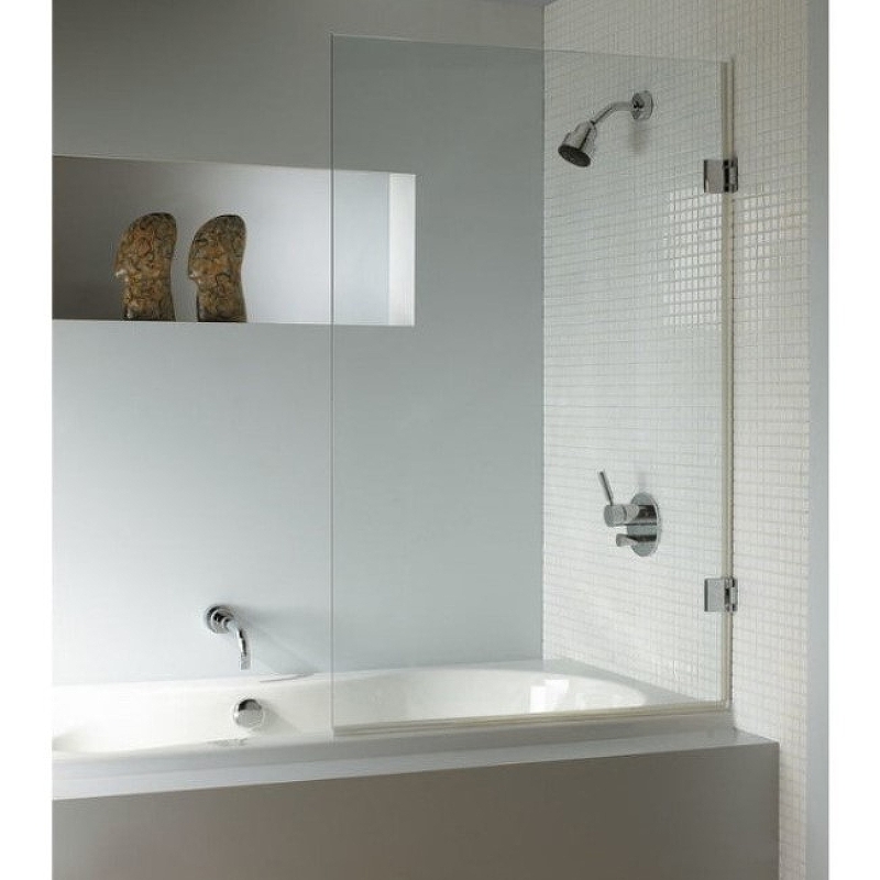 цена Шторка на ванну Riho VZ Scandic NXT X107 80 P G001130120 (GX01032C2) профиль Хром стекло прозрачное
