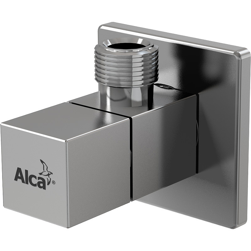 Запорный вентиль Alcaplast ARV002 угловой Хром цена и фото