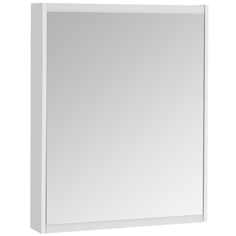 Зеркальный шкаф Aquaton Нортон 65 1A249102NT010 Белый глянец зеркальный шкаф 80х81 см белый глянец акватон беверли 1a237102bv010