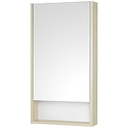 Зеркальный шкаф Aquaton Сканди 45 1A252002SDB20 Белый Дуб верона