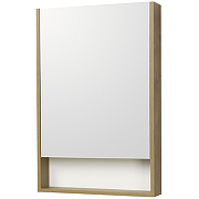 Зеркальный шкаф Aquaton Сканди 55 1A252102SDZ90 Белый Дуб рустикальный