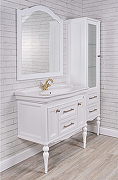 Комплект мебели для ванной ValenHouse Эстетика 100 ES100_КББ Белый ручки Бронза-6