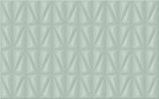 Керамическая плитка Шахтинская плитка (Unitile) Конфетти зеленый низ 02 настенная 25х40 см