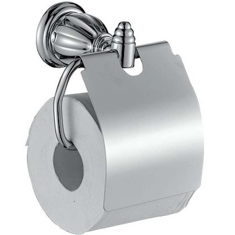 Держатель туалетной бумаги Rush Socotra ST12111 с крышкой Хром аксессуар для ванной rush devon de75111 держатель туалетной бумаги