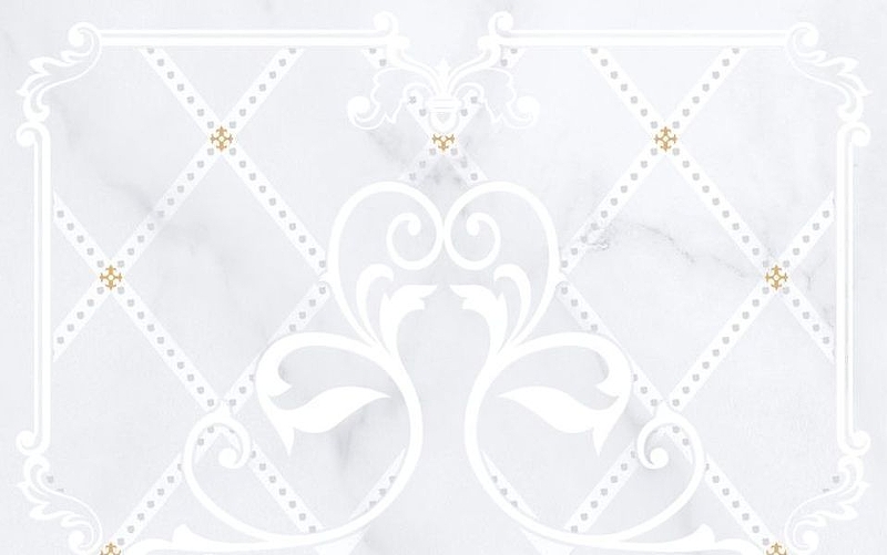Керамический декор Шахтинская плитка Милана светлый 01 25х40 см