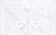 Керамический декор Шахтинская плитка (Unitile) Милана светлый 01 25х40 см