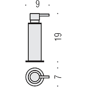Дозатор для жидкого мыла Colombo Design Plus W4980.NM Черный матовый-2