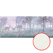 Фреска Ortograf Flora 31268 Фактура флок FLK Флизелин (6,7*2,7) Сиреневый, Деревья/Животные/Природа