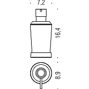 Дозатор для жидкого мыла Colombo Design Road В9339 Хром-3