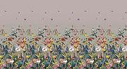 Фреска Ortograf Flora 31293 Фактура бархат FX Флизелин (4,9*2,7) Бежевый/Разноцветный, Цветы-1