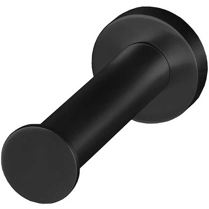 держатель туалетной бумаги colombo design look в1691 nm с крышкой черный матовый Держатель туалетной бумаги Colombo Design Plus W4992.NM Черный матовый