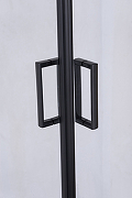 Душевой уголок Niagara Nova NG-6809-08 BLACK 100х100 профиль Черный стекло прозрачное-4
