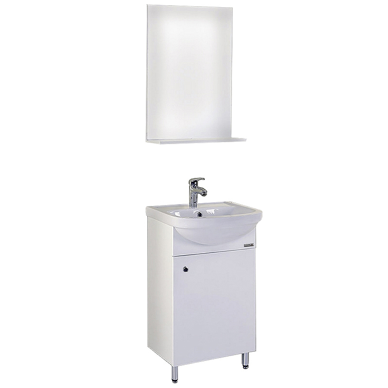 Комплект мебели для ванной Grossman, Eco Line 50 105205 Белый  - Купить