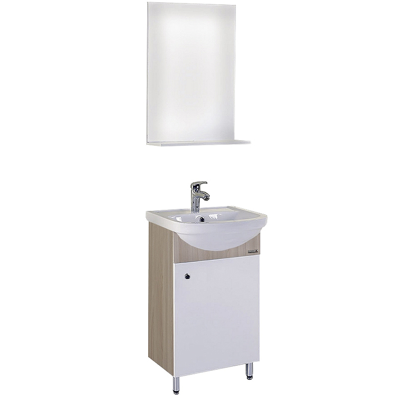 Комплект мебели для ванной Grossman Eco Line 50 105206 Белый Дуб сонома