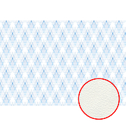 Фреска Ortograf Forma 32666 Фактура флок FLK Флизелин (4*2,7) Белый/Голубой, Геометрия