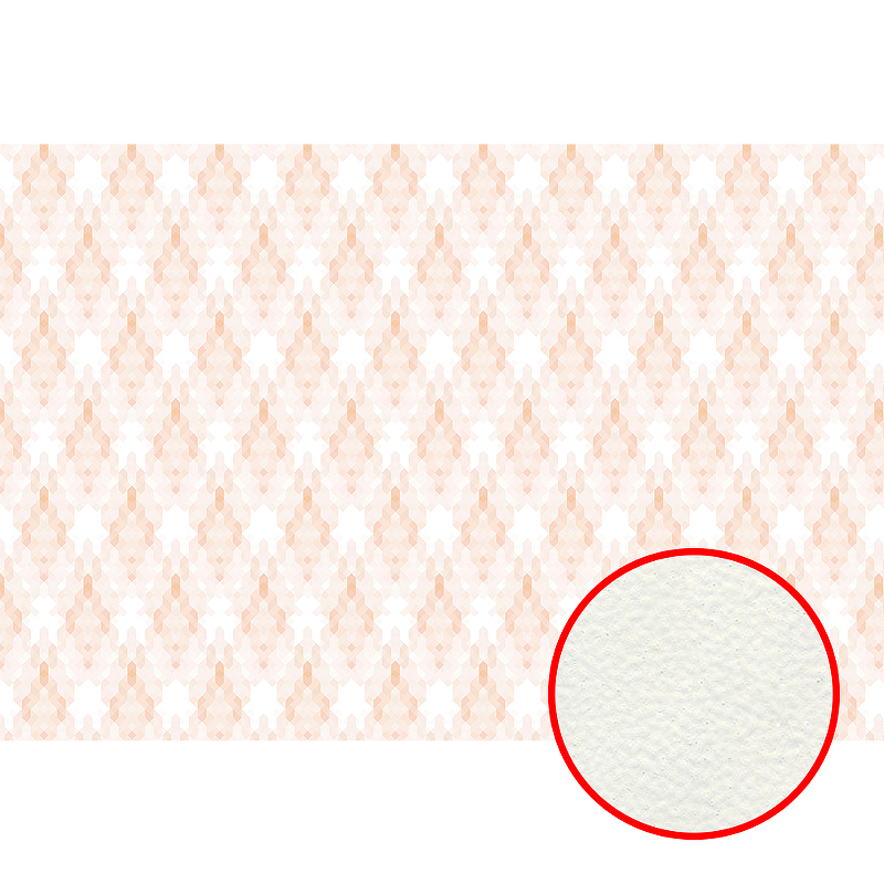 Фреска Ortograf Forma 32667 Фактура флок FLK Флизелин (4*2,7) Белый/Розовый, Геометрия