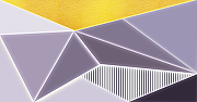 Фреска Ortograf Forma 32607 Фактура бархат FX Флизелин (5,2*2,7) Фиолетовый/Желтый, Геометрия/Абстракция-1