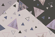 Фреска Ortograf Forma 32670 Фактура бархат FX Флизелин (4*2,7) Фиолетовый/Серый/Черный, Геометрия/Абстракция-1