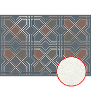 Фреска Ortograf Forma 32630 Фактура флок FLK Флизелин (4*2,7) Серый/Коричневый, Геометрия/Абстракция