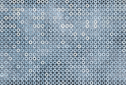 Фреска Ortograf Forma 32638 Фактура бархат FX Флизелин (4*2,7) Синий/Голубой, Круги/Абстракция-1