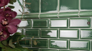Керамическая плитка Adex  Modernista Liso PB C/C Verde Oscuro настенная 15х15 см-1