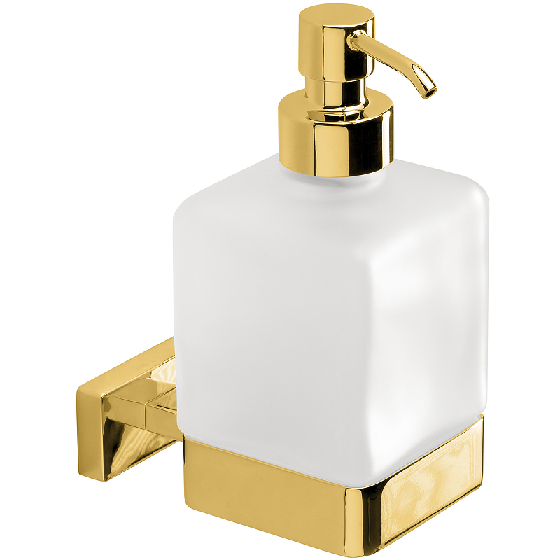 дозатор для жидкого мыла verran серебряным 12х15 3х11 5 см Дозатор для жидкого мыла Inda Lea A18120DR21 Золото