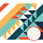 Фреска Ortograf Forma 32681 Фактура бархат FX Флизелин (3,2*2,7) Разноцветный, Геометрия/Абстракция