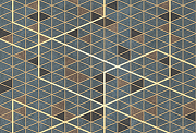 Фреска Ortograf Forma 32651 Фактура бархат FX Флизелин (4*2,7) Серый/Коричневый, Геометрия-1