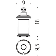 Дозатор для жидкого мыла Colombo Design Positano В9327 Хром-3