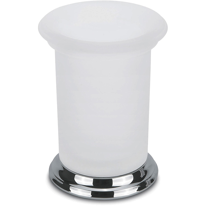 стакан для зубных щеток colombo design look в1602 nm черный матовый Стакан для зубных щеток Colombo Design Positano В3641 Хром