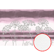 Фреска Ortograf Grafika Natura 31538 Фактура бархат FX Флизелин (4*2,7) Коричневый/Розовый, Цветы