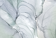 Фреска Ortograf Fluid art 34217 Фактура бархат FX Флизелин (4*2,7) Бирюзовый/Серый, Абстракция-1