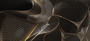 Фреска Ortograf Forma 32688 Фактура бархат FX Флизелин (5,9*2,7) Черный/Золото, Абстракция-1