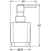 Дозатор для жидкого мыла Grohe Selection Cube 40805000 Хром-2