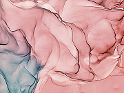 Фреска Ortograf Fluid art 34051 Фактура бархат FX Флизелин (3,6*2,7) Розовый/Голубой, Абстракция-1